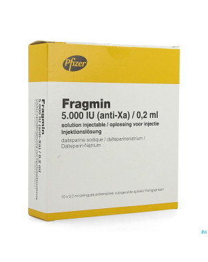 Fragmin ser sc 10x 5000u/0,2ml