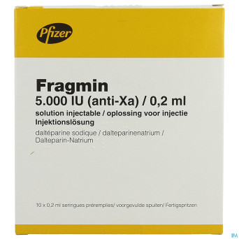 Fragmin ser sc 10x 5000u/0,2ml