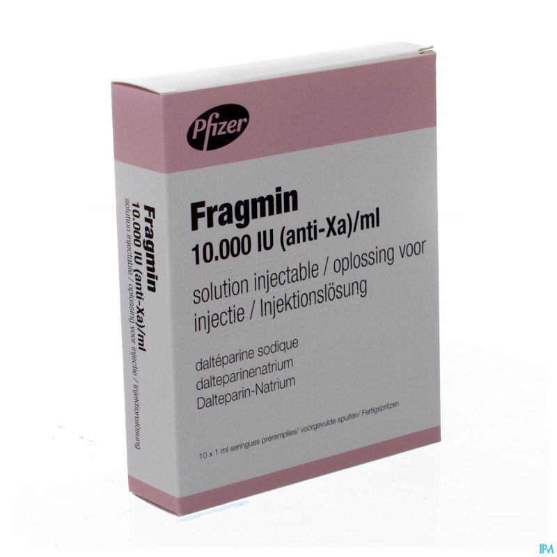 Fragmin ser sc 10x10000u/1ml