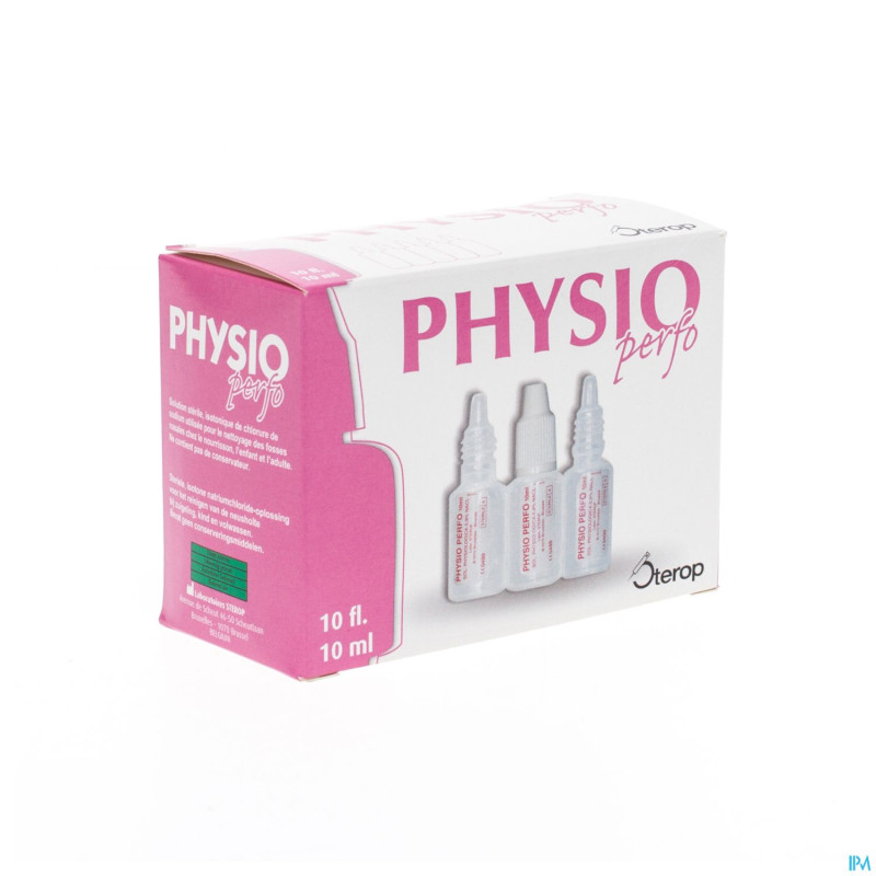 Physio sterop perfo fl  1bouchon 10x10ml