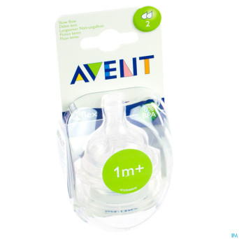 Philips avent tetine slow 2trous  2