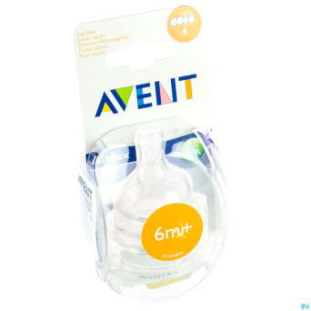 Philips avent tetine fast 4trous  2