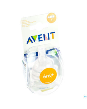 Philips avent tetine fast 4trous  2