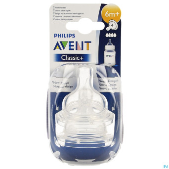 Philips avent tetine fast 4trous  2