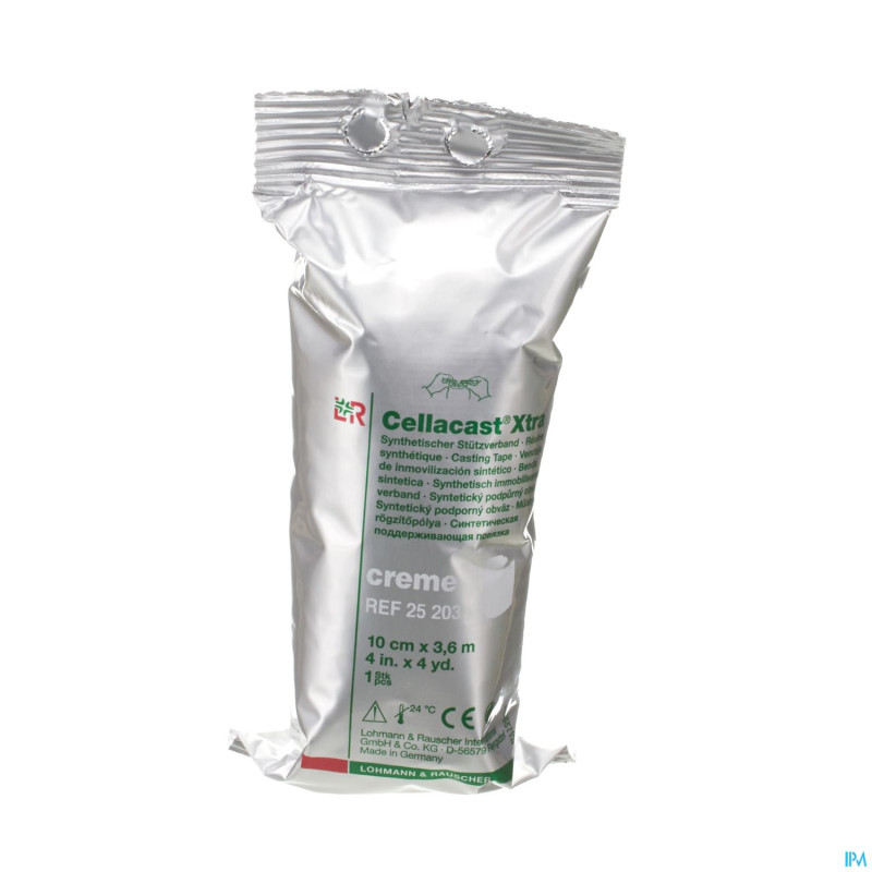 Cellacast xtra platre creme    10,0cmx3,6m 25203