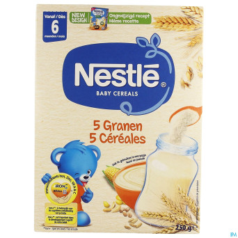 Nestle baby cereals 5 cereales    250g