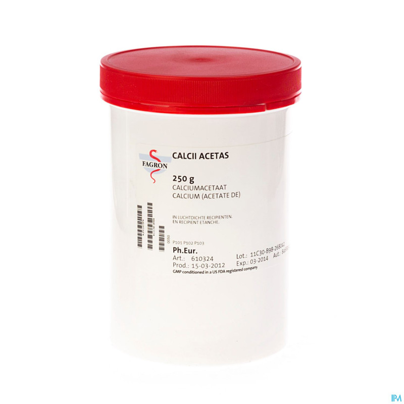 Ca acetate vrac    250g fag