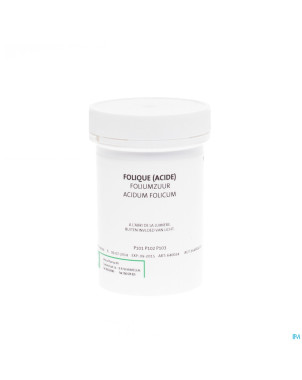 Acide folique ph.eur vrac    5g aca