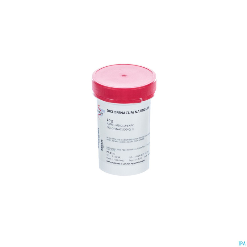 Diclofenac sodique vrac    10g fag