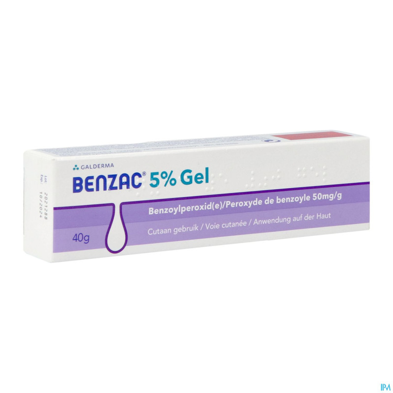 Benzac ac  5% gel 40g