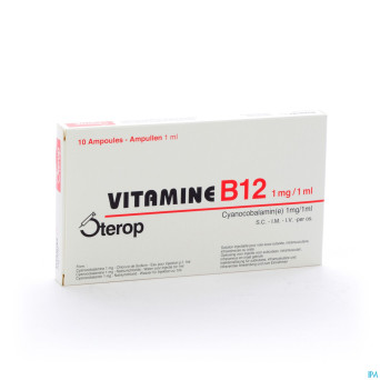 Vit b12 sc/im/iv amp  10 x 1mg/1ml