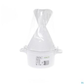 Wolf inhalateur plastique blanc