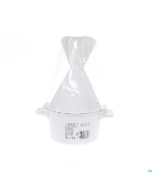 Wolf inhalateur plastique blanc