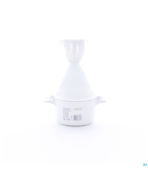 Wolf inhalateur plastique blanc