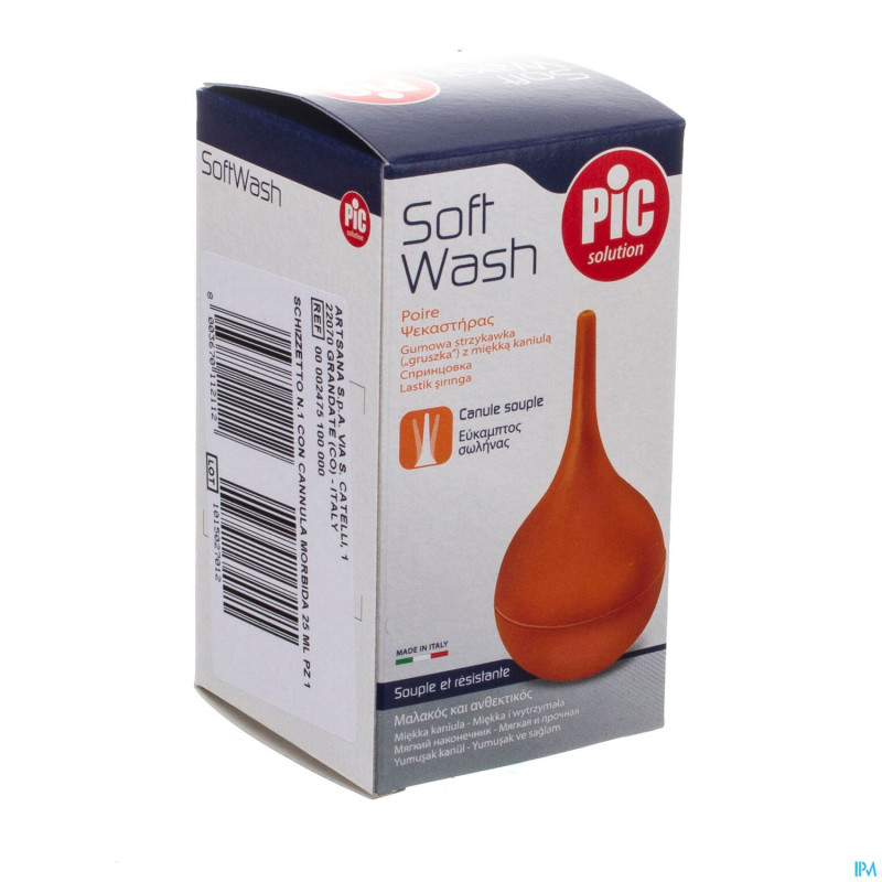 Wolf poire lavem.  1 s/canule  25ml