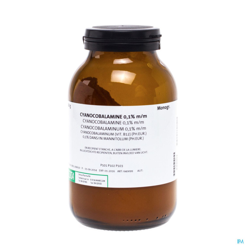 Vit b12 0,1% type ws    100g aca