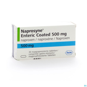 Naprosyne enteric coated comp 30 x 500 mg