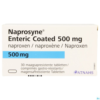 Naprosyne enteric coated comp 30 x 500 mg