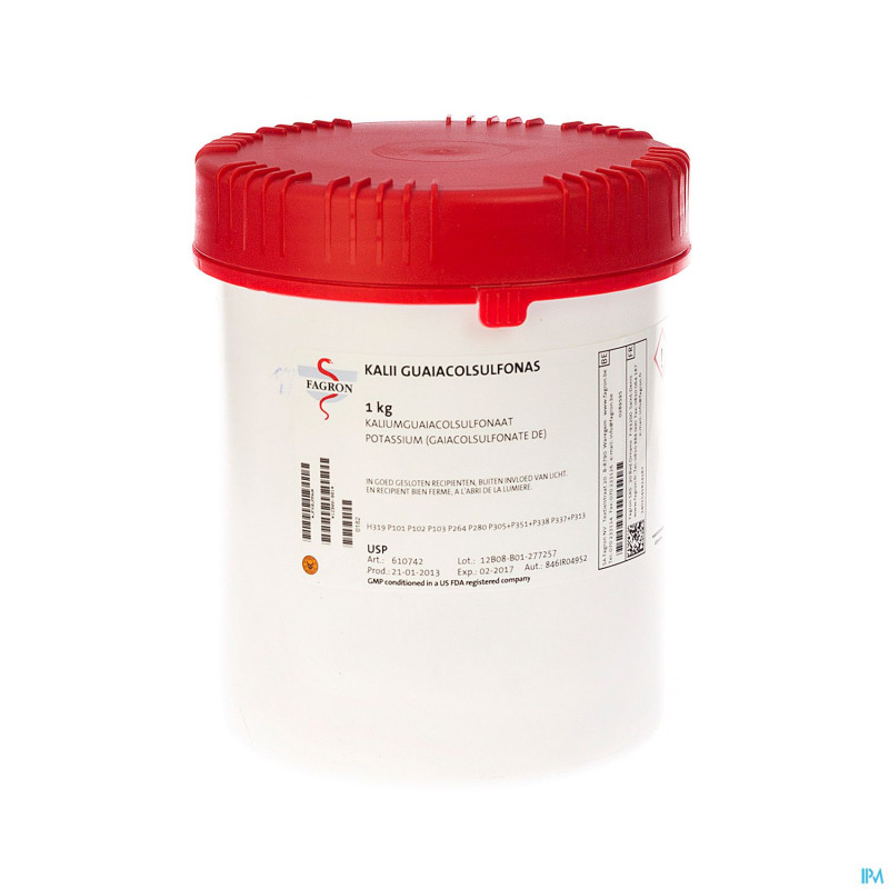Potassium gaiacolsulfonate  1kg fag