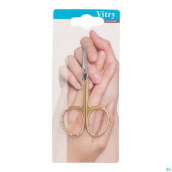 Vitry prestige ciseaux peaux courbe inox    4010