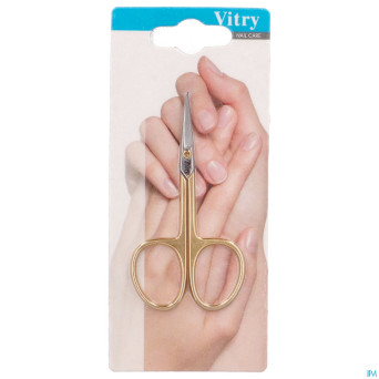 Vitry prestige ciseaux peaux courbe inox    4010