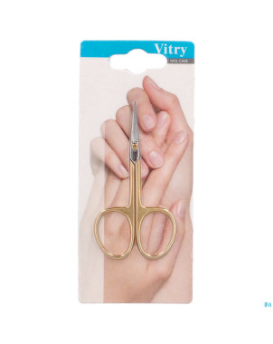 Vitry prestige ciseaux peaux courbe inox    4010