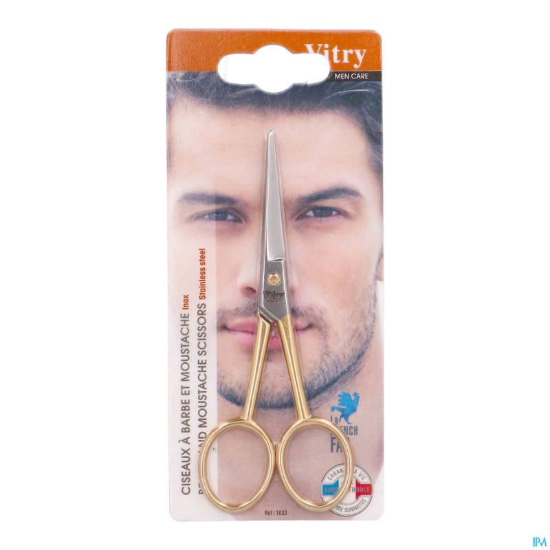 Vitry prestige ciseaux moustache inox    4033