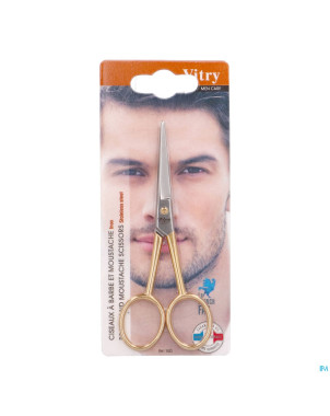 Vitry prestige ciseaux moustache inox    4033