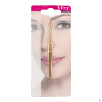 Vitry prestige tire comedons inox dore    4072