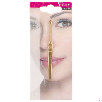 Vitry prestige tire comedons inox dore    4072