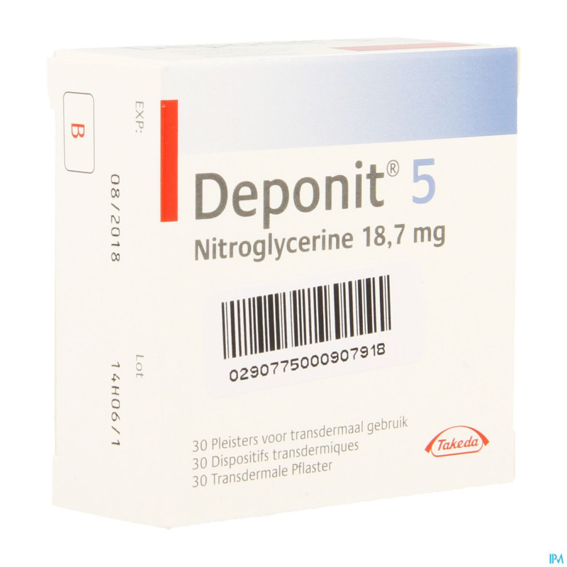 Deponit  5 systems 30x 5mg