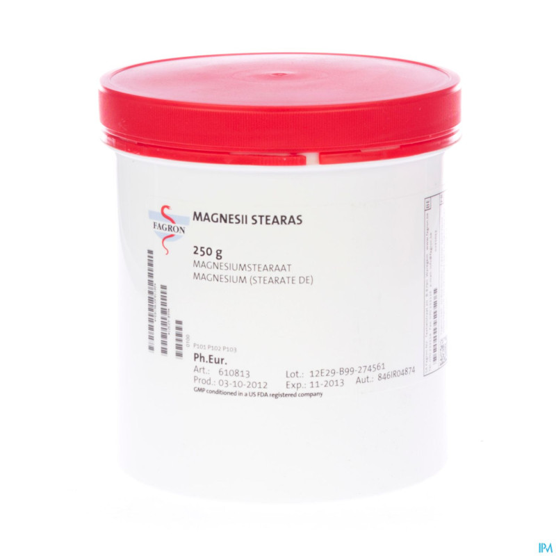 Mg stearate vrac    250g fag