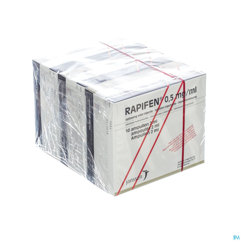 Rapifen amp 30 x  2ml 0,5 mg/ml