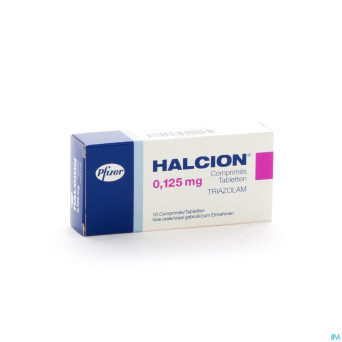 Halcion tabl  10 x 0,125 mg