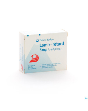 Lomir retard caps 30 x 5 mg