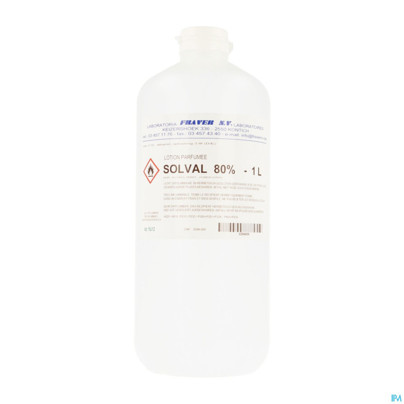 Solval lotion parf 80% fraver    1l