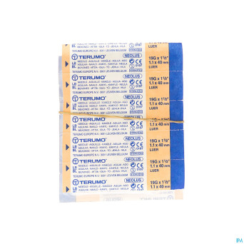 Aiguille 19g 1 1/2 lu 10(1,10x40) s