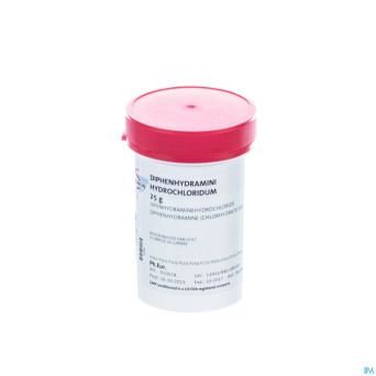 Diphenhydramine hcl vrac    25g fag