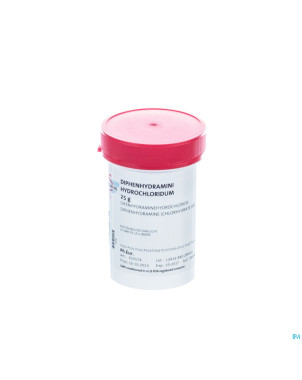 Diphenhydramine hcl vrac    25g fag