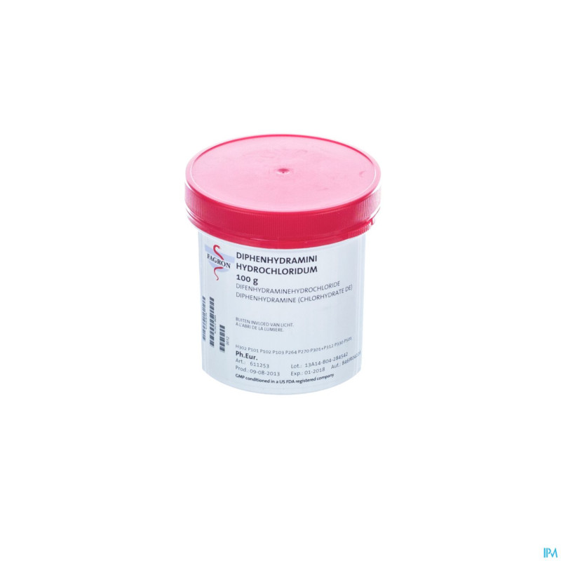 Diphenhydramine hcl vrac   100g fag