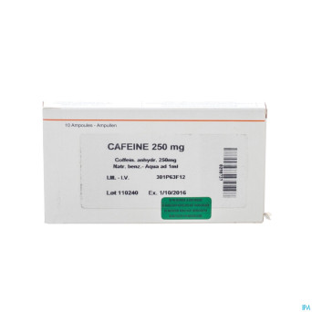 Cafeine+benz na amp  10 x 250mg/1ml