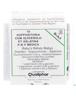 Glycerine suppo bb  10    medica