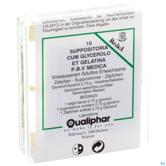 Glycerine suppo ad  10    medica