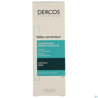 Vichy dercos sebo correct. chev gras sh    200ml