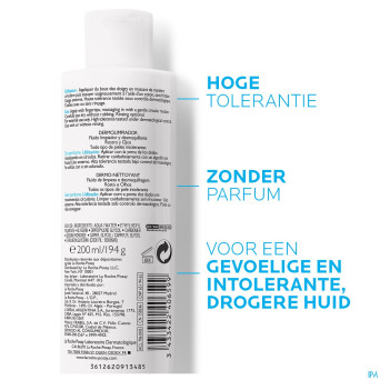 Lrp toleriane fluide dermonettoyant 200ml