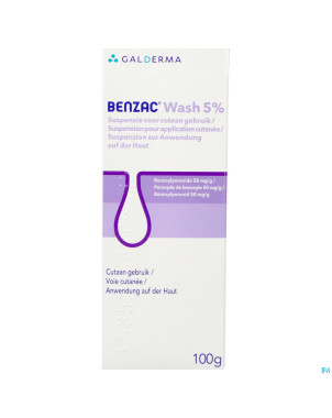 Benzac wash susp 5 % 100 g