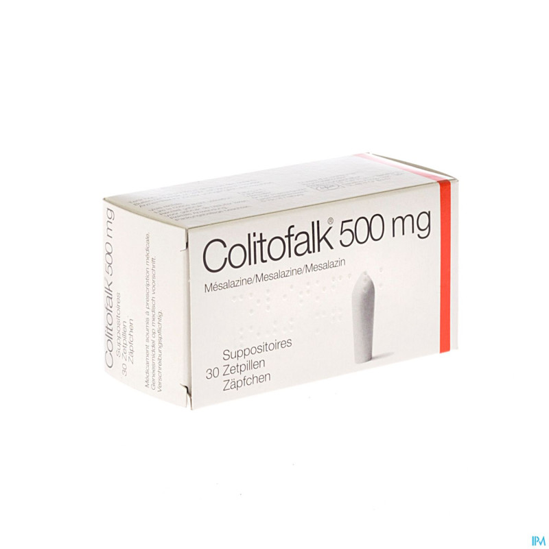 Colitofalk supp  30 x 500 mg