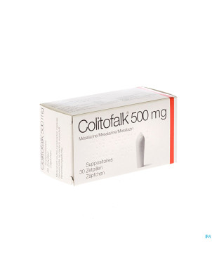 Colitofalk supp  30 x 500 mg