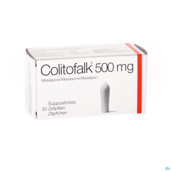 Colitofalk supp  30 x 500 mg