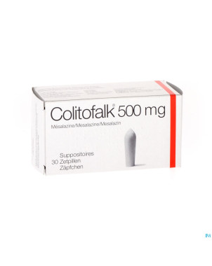 Colitofalk supp  30 x 500 mg